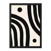 Minimalist Wall Art, Abstract Print, Black and White Art, Modern Home Decor, Geometric Shapes, Arches and Circles Wall Decor - Tawshia